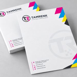 Tam Renk antetli kâğıt baskı
