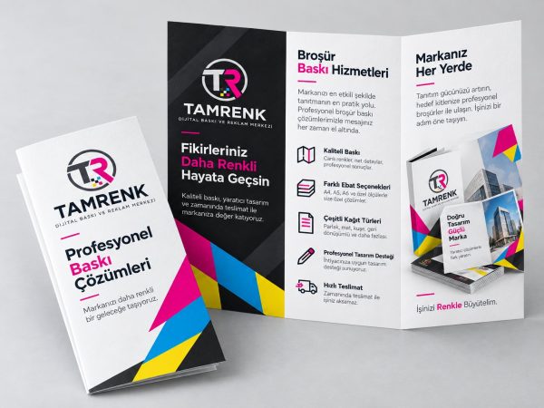 Tam Renk broşür baskı