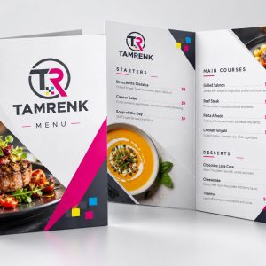 Tam Renk menü baskı