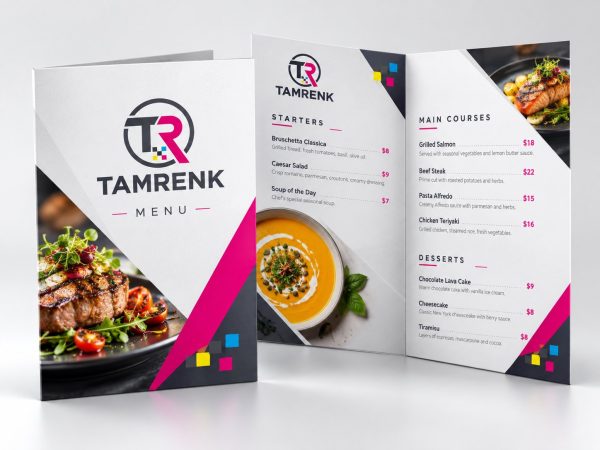 Tam Renk menü baskı