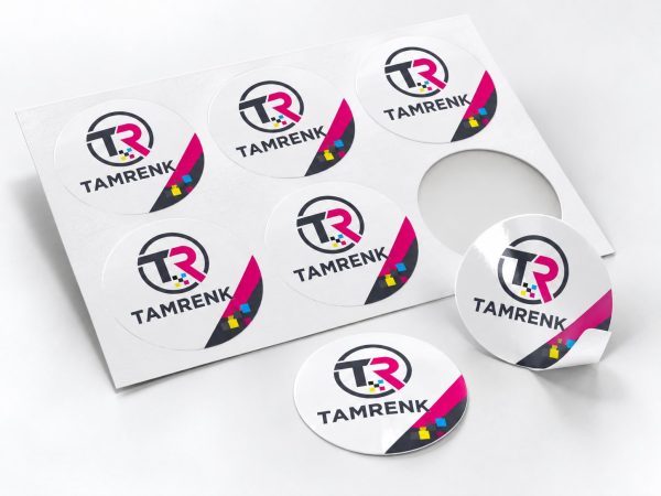 Tam Renk sticker etiket baskı